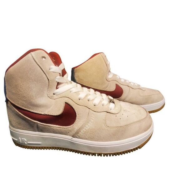 Womens Nike Air Force 1 High Sculpt 'Grey Suede' DC3590-104 Size 8.5  NO BOX - Picture 3 of 10